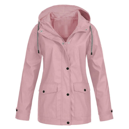 Imperméable femme imperméable à capuche