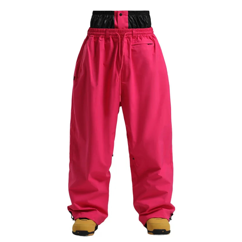 Pantalon de ski unisexe style cargo confortable