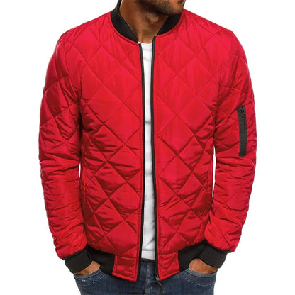 Veste élégante en coton à motif losanges