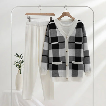 Ensemble 3 pièces doux pour femme