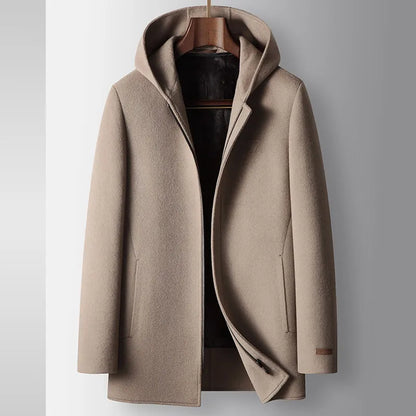 Manteau de luxe pour homme 100 % laine