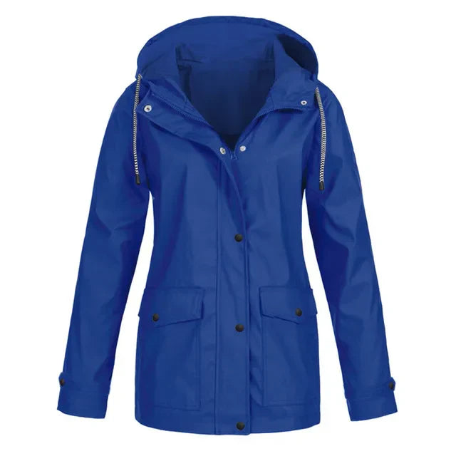 Imperméable femme imperméable à capuche