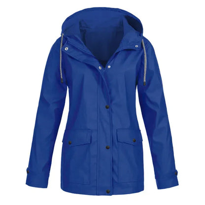 Imperméable femme imperméable à capuche
