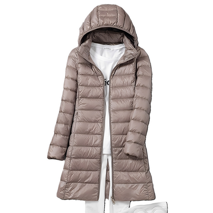 Doudoune élégante pour femme, chaude et douillette