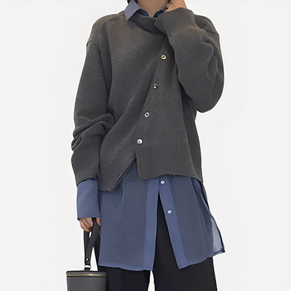 Cardigan élégant à enfiler pour femme Confortable