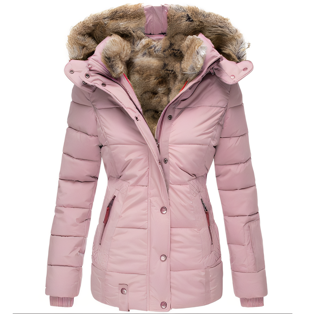 Veste femme élégante chaude à capuche