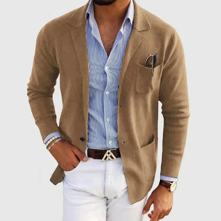 Blazer élégant pour homme col revers