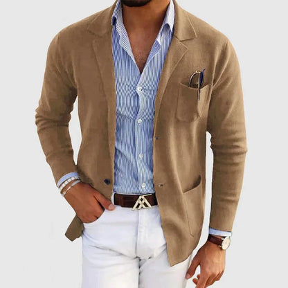 Blazer élégant pour homme col revers