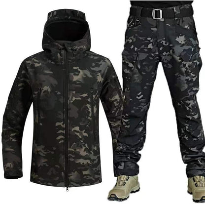 Ensemble tactique d'extérieur - veste et pantalon pour hommes