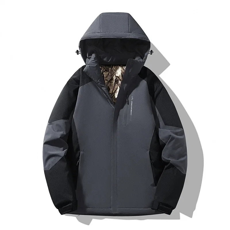 Veste de ski color-block chaude d'hiver pour femme