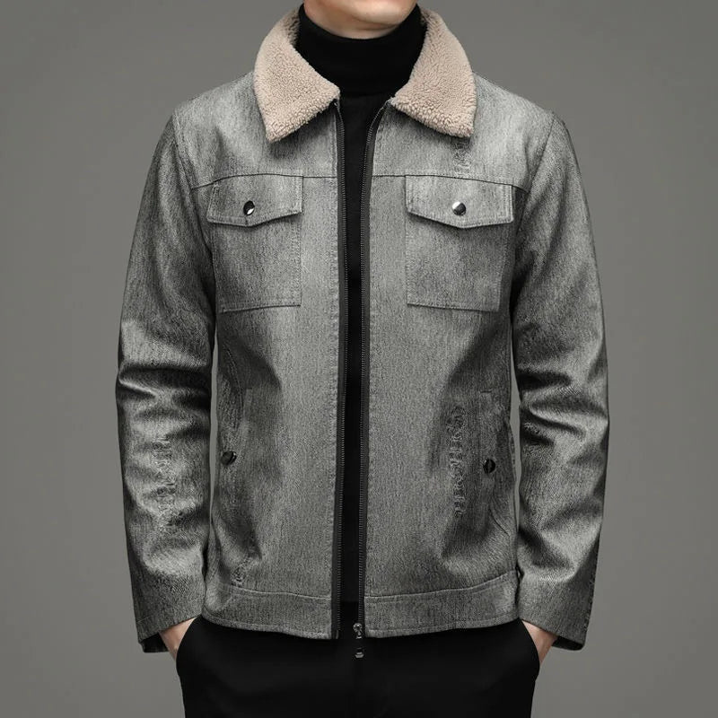 Veste d'automne chaude et élégante pour homme