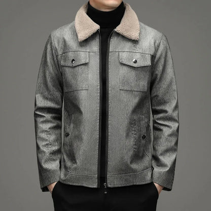 Veste d'automne chaude et élégante pour homme
