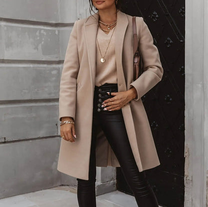 Manteau en laine sur mesure Élégant Classique
