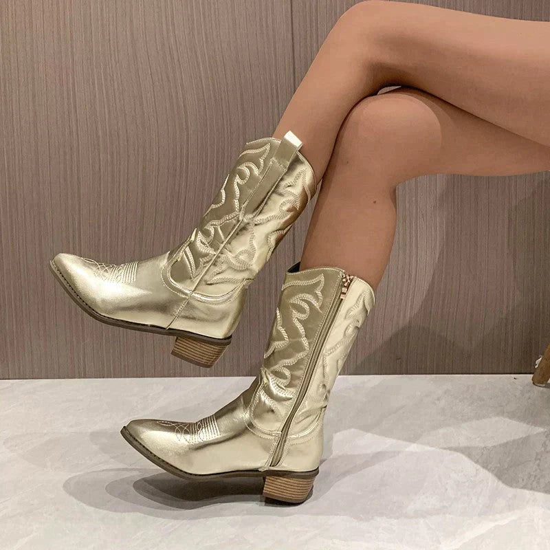 Bottes de cow-boy élégantes Confortables Élégantes