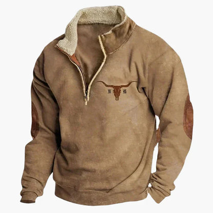 Pull Western stylé motif aztèque