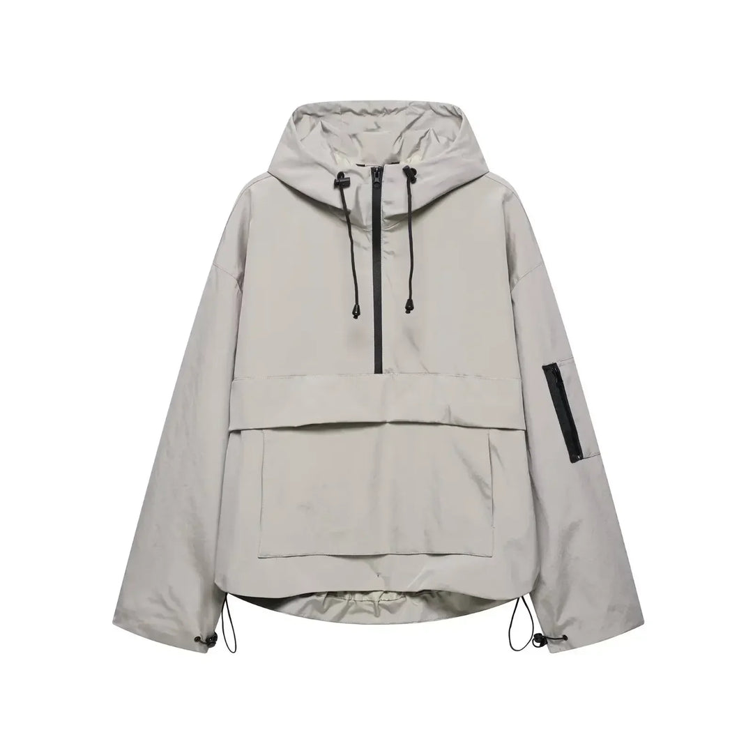 Veste de ski femme élégante à capuche, veste d&