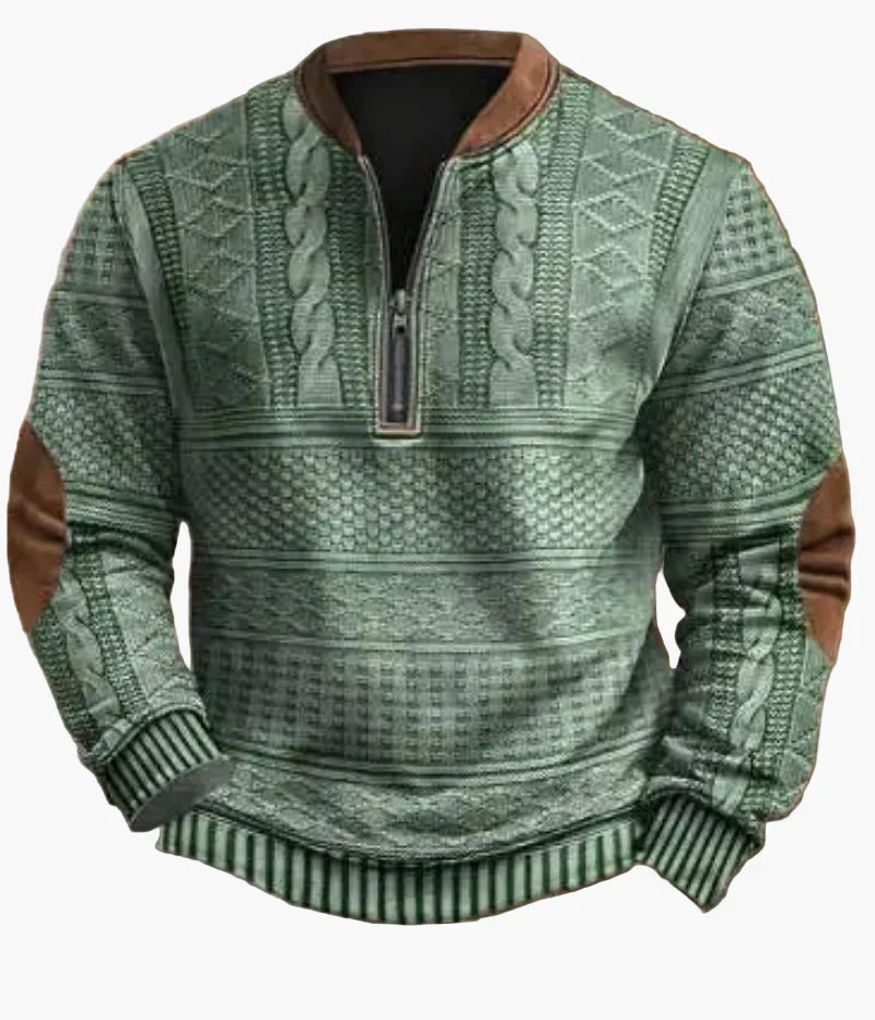 Pull-over pour homme, chaud, moderne, col montant