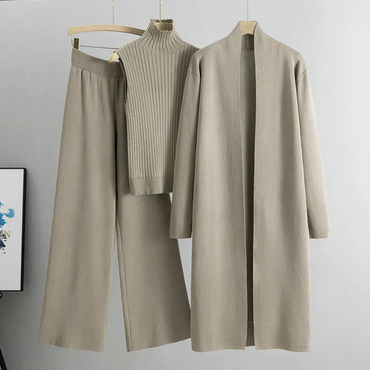 Damen Hosen-Set 3-teilig Bequem und Elegant - IdealeKleiden