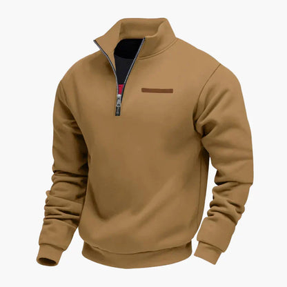 Sweat-shirt col montant de voyage pratique