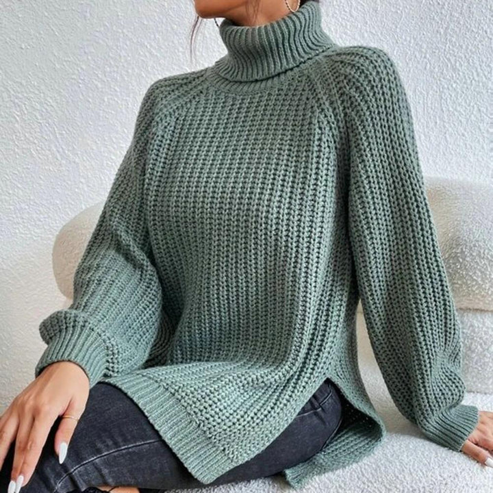 Pull à col roulé doux pour femmes