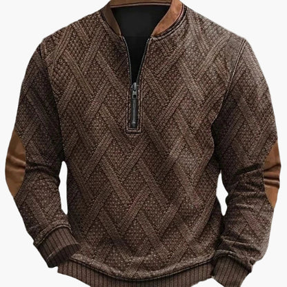 Herren Pullover Warm Modern Stehkragen - IdealeKleiden