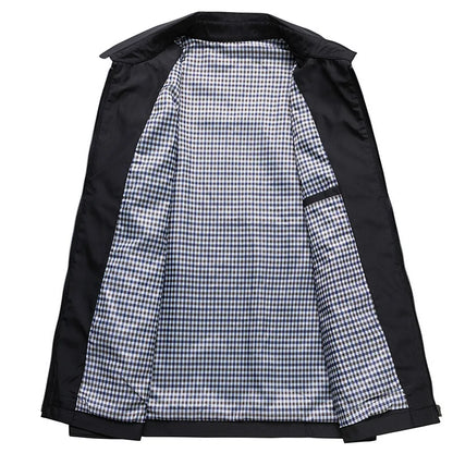 Leichte Herrenjacke Slim Fit - IdealeKleiden