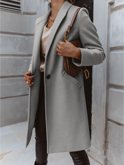 Manteau en laine sur mesure Élégant Classique