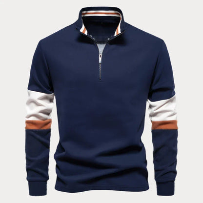 Pull-over homme motif rayures moderne