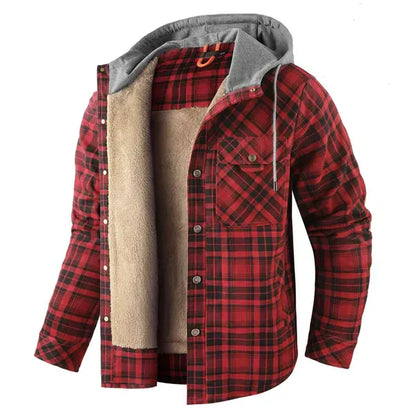 Gérald - Veste en flanelle à carreaux chaude