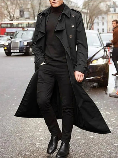 Trench-coat élégant pour homme Hiver