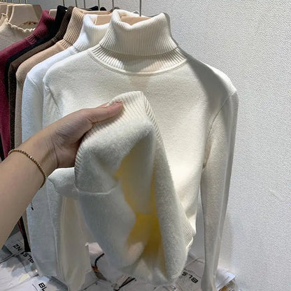 Col roulé Femme Chaud Élégant Hiver
