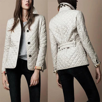 Veste élégante pour femme motif losanges