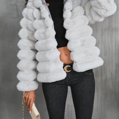 Robe de luxe | Manteau en fausse fourrure