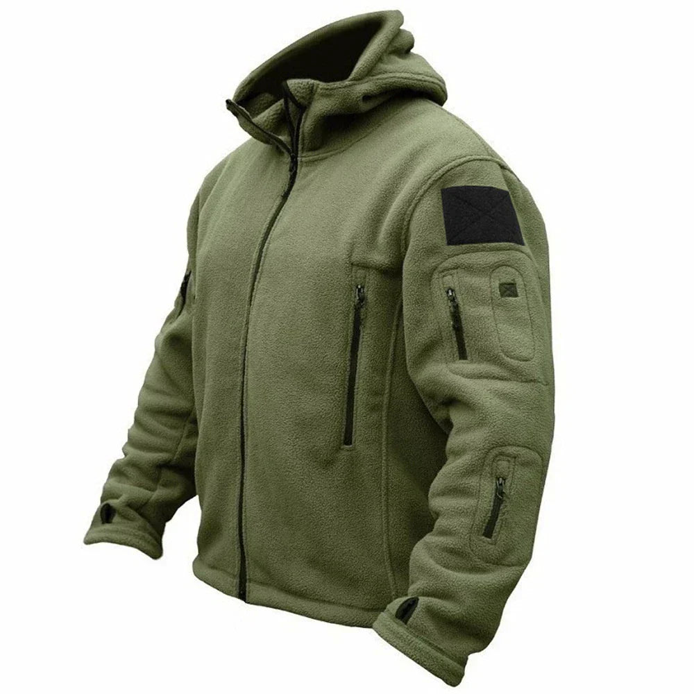 Veste polaire tactique à capuche Outdoor