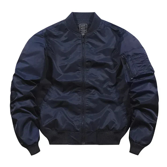 Blouson aviateur en cuir