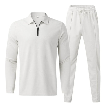 Ensemble homme élégant : haut à manches longues et pantalon
