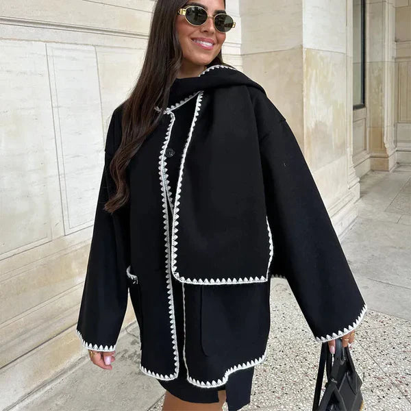 Veste d'hiver élégante pour femme, moderne