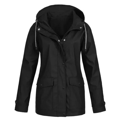 Imperméable femme imperméable à capuche