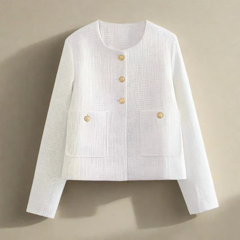 Veste en tweed classique pour femme