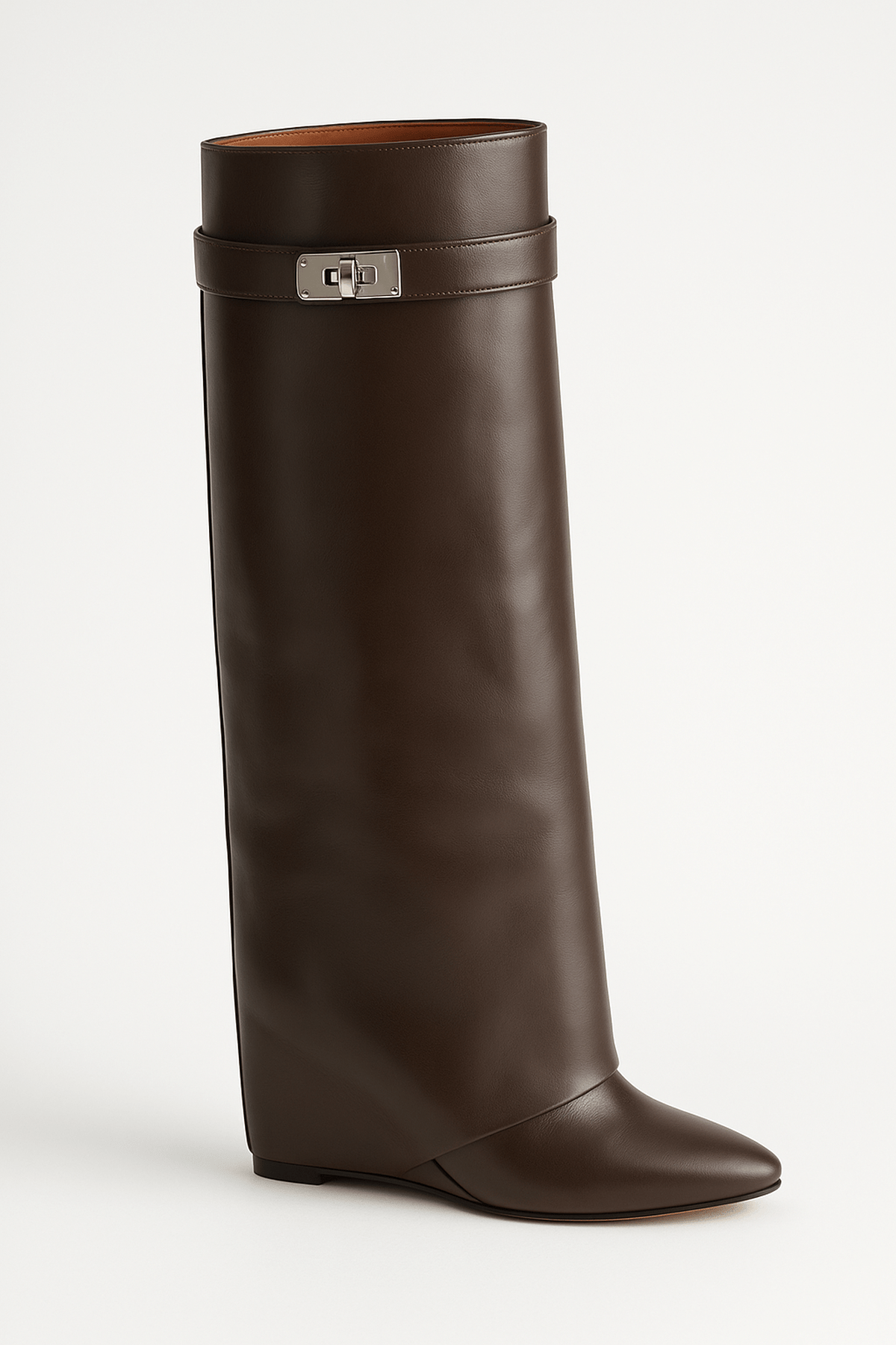 Bottes femme design élégant dentelle bout pointu