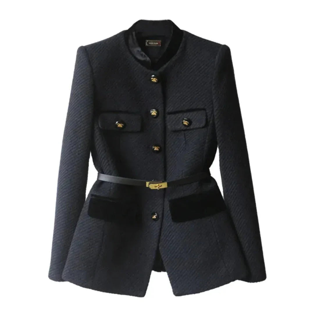 Blazer cintré élégant pour femme avec laçage