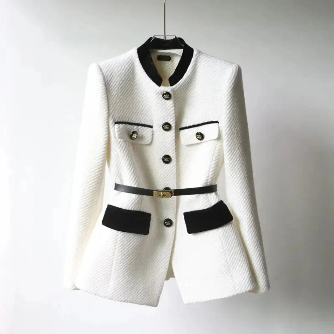 Blazer cintré élégant pour femme avec laçage