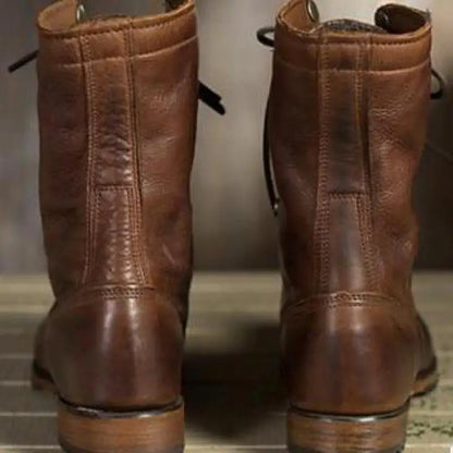 Motorradstiefel Herren Stilvolle Ritterstiefel - IdealeKleiden