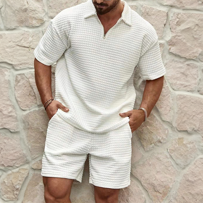 Shorts et T-shirt amples pour homme, été