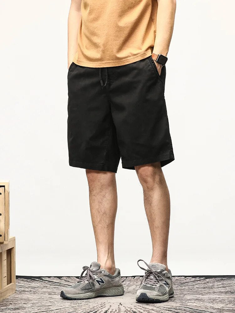 Shorts homme long cordon de serrage décontracté été