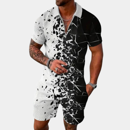 Ensemble tenue d'été - Short et polo deux pièces