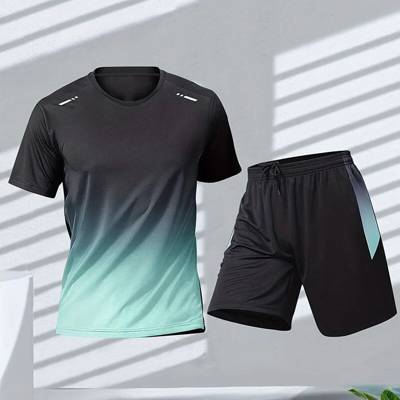 Ensemble de sport pour hommes à séchage rapide