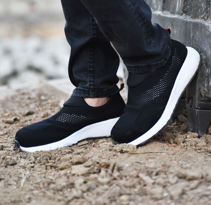 Chaussures de travail antidérapantes pour hommes, chaussures de sécurité