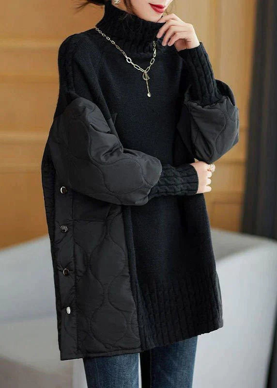 Pull à col roulé doux pour femmes