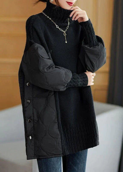 Pull à col roulé doux pour femmes